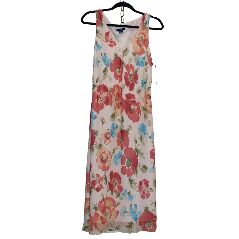 Gorgeous ANN TAYLOR vintage silk dress 1990s